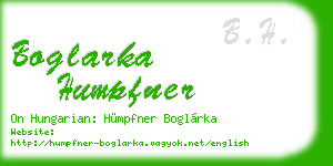 boglarka humpfner business card